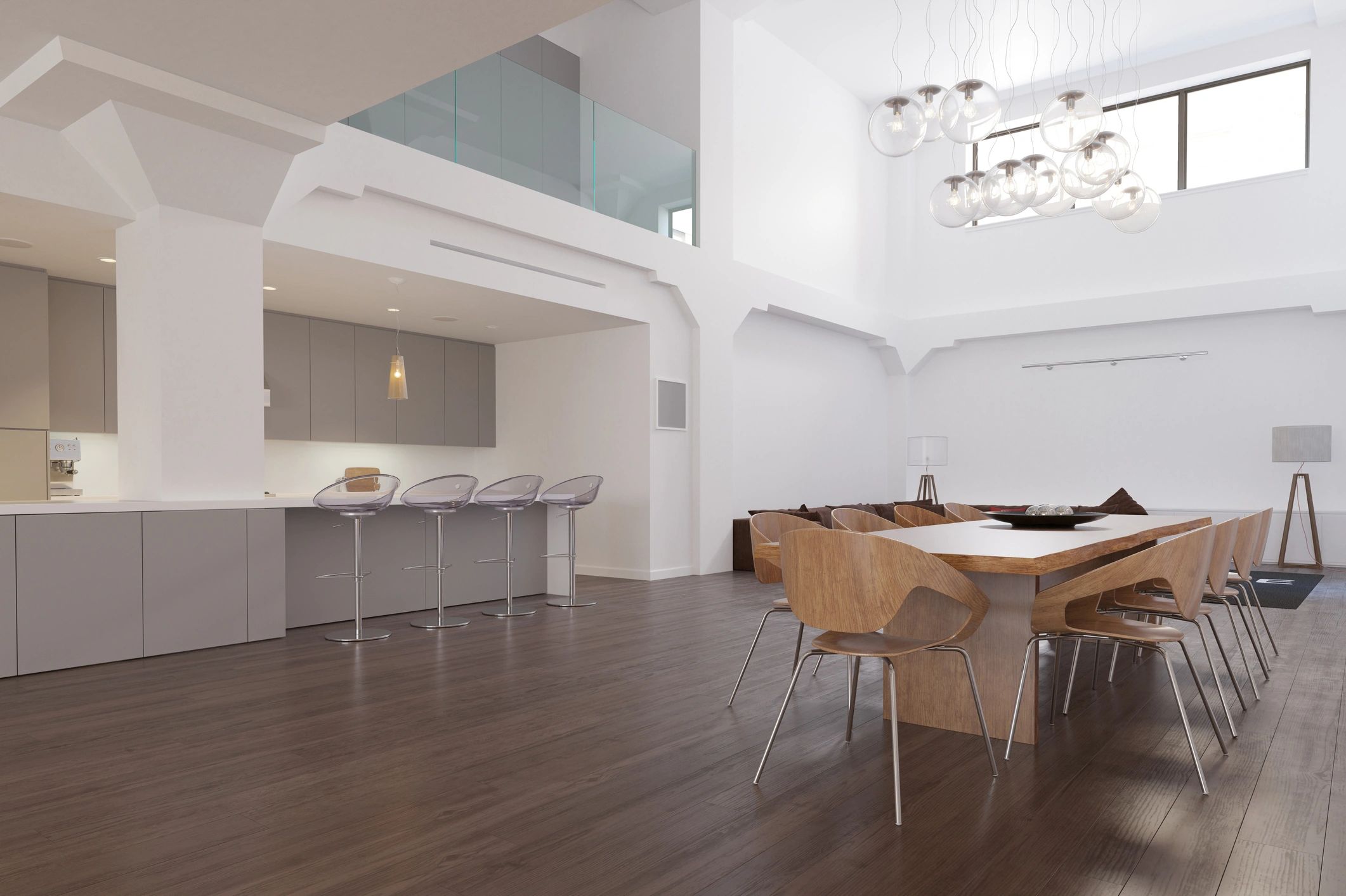 Modern apartment interior representing project amenities